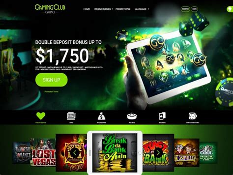 Gaming club casino online